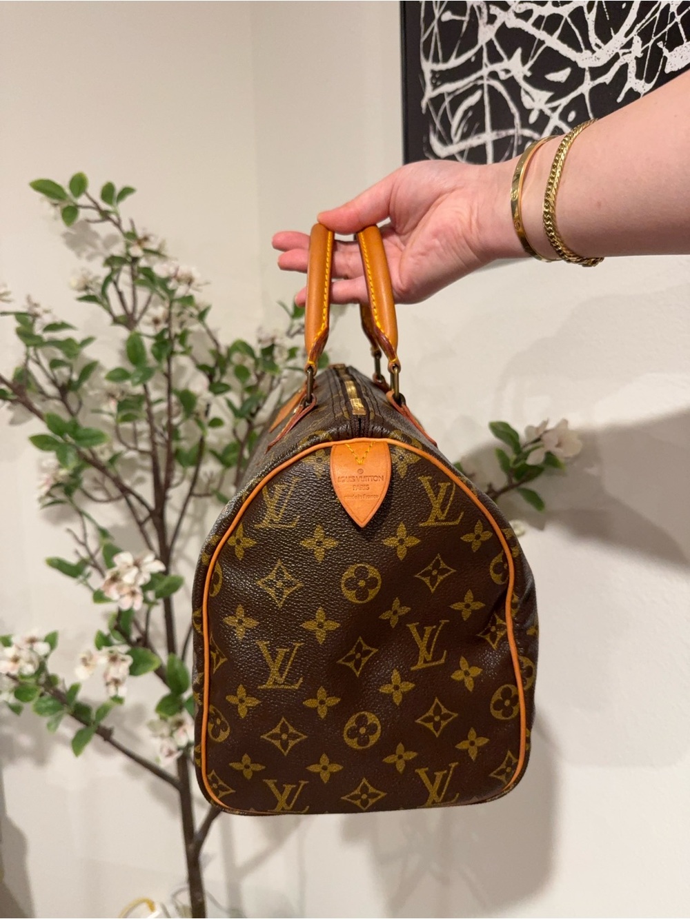 LV Speedy 30 in monogram - Picture 5 of 13